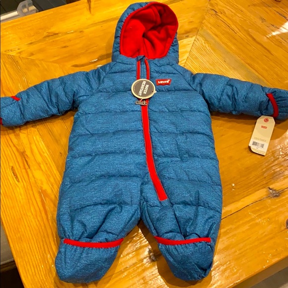 NEW Levi’s Newborn Water Resistant Snowsuit